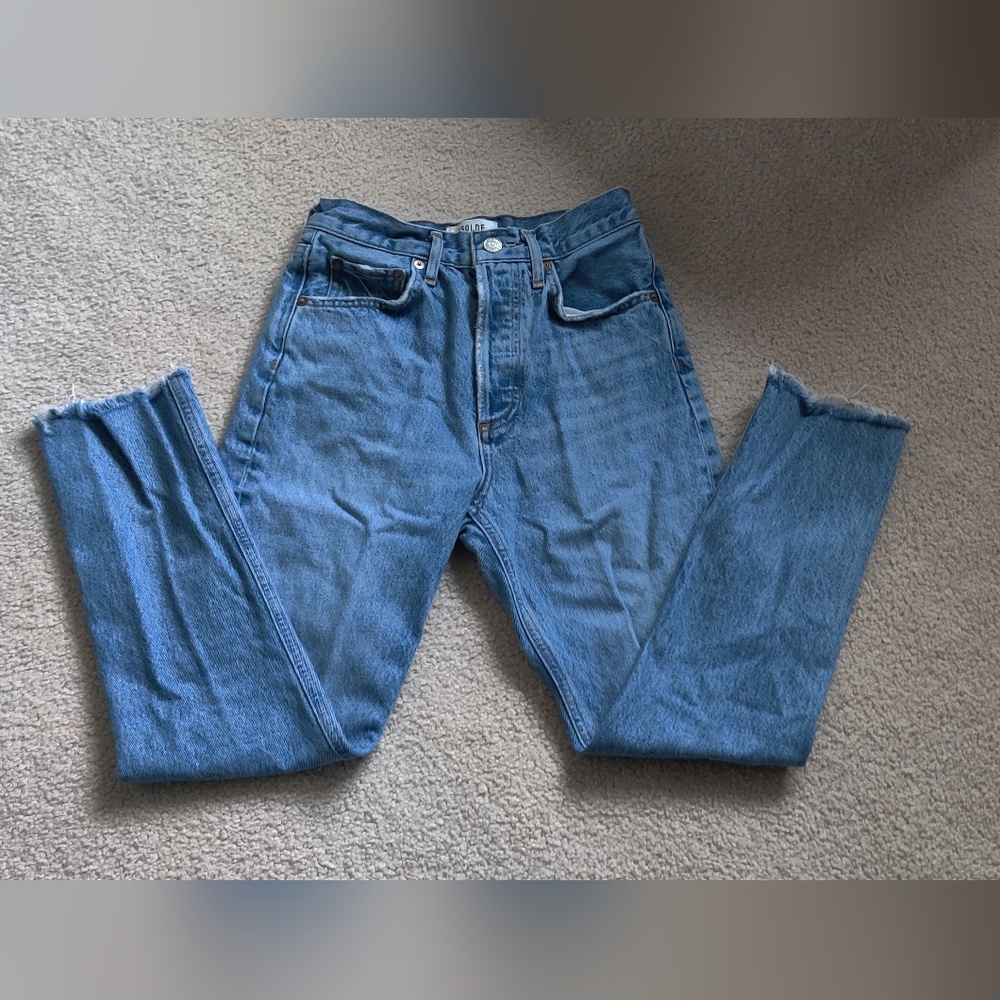 Agolde Women's Button Down Denim Jeans Size 24 - Picture 6 of 7